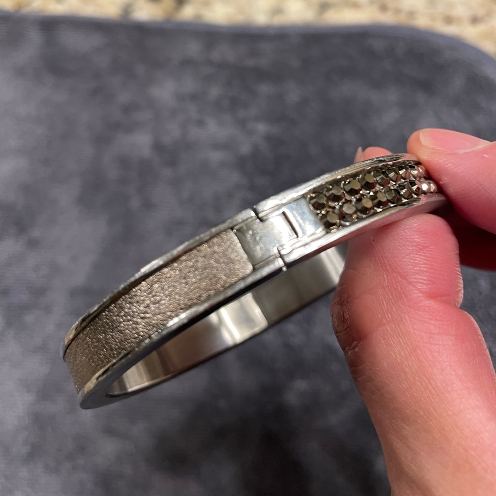 Swarovski Intervalle gold bangle